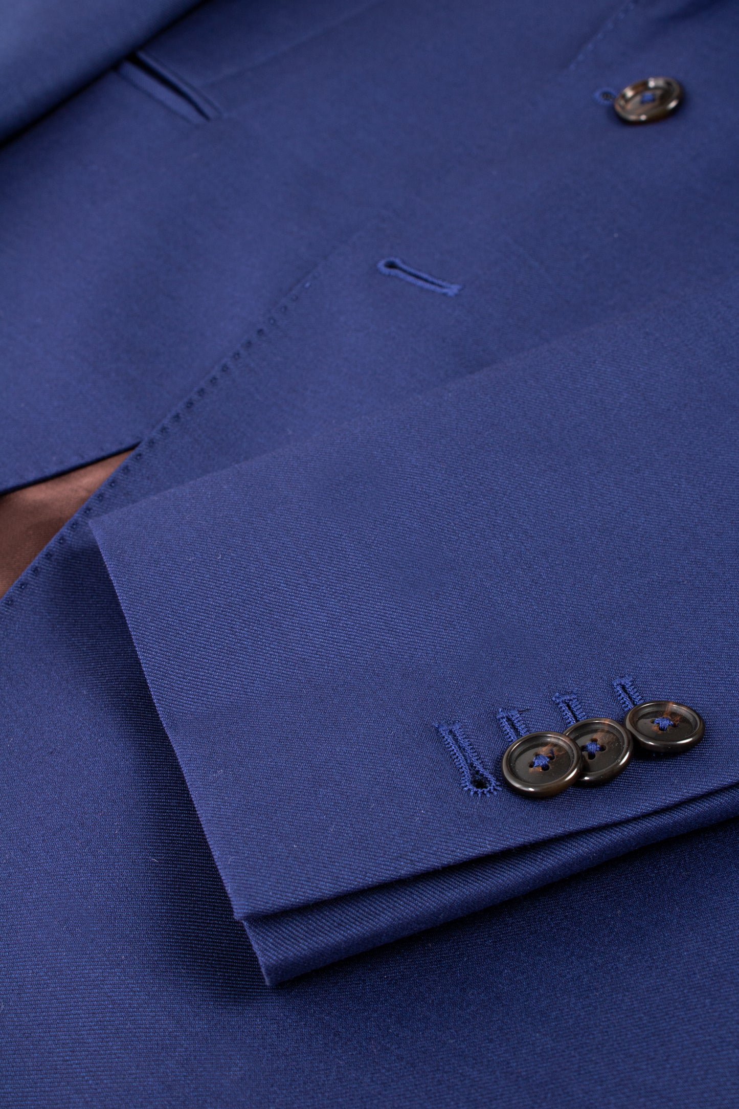 Mid blue Super 130's virgin wool Edison suit