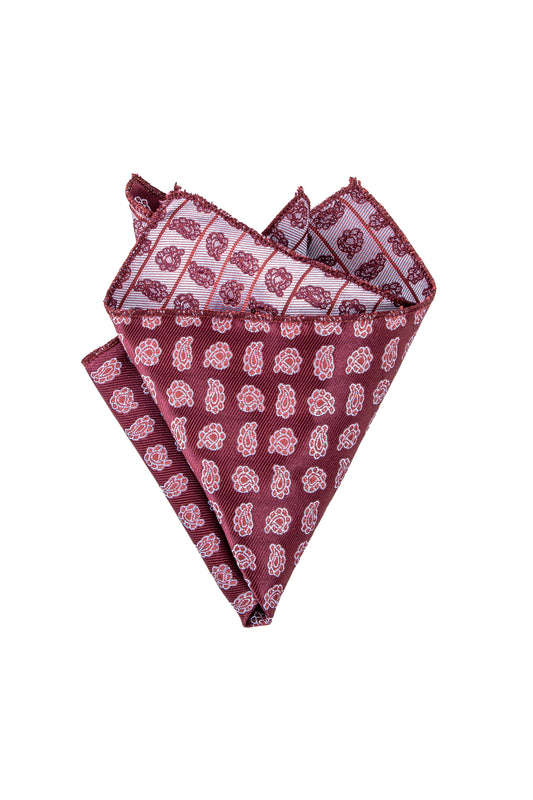 Bordeaux pocket square