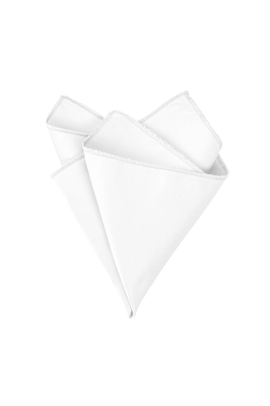 White pocket square