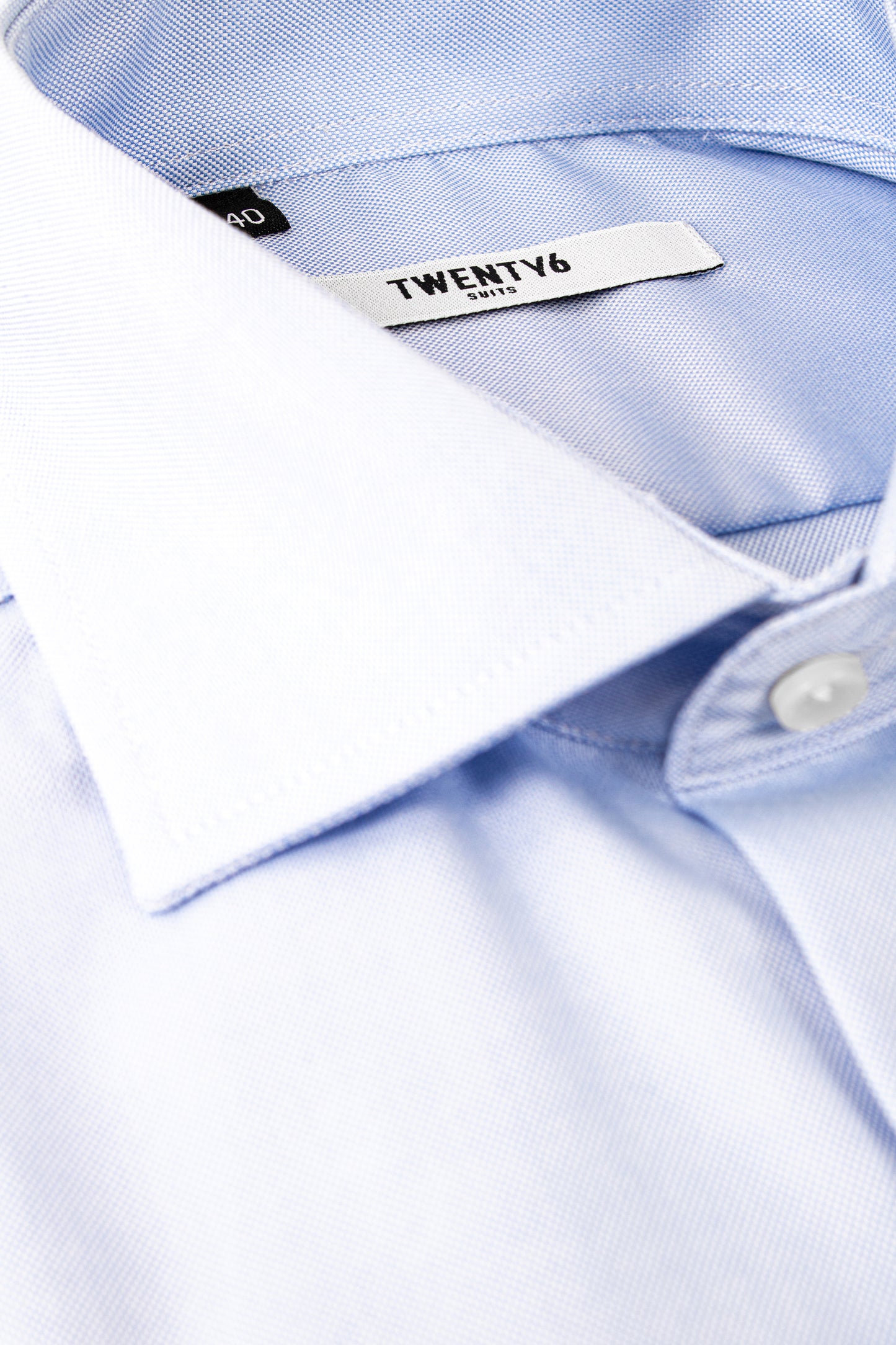 Light blue travel slim fit shirt