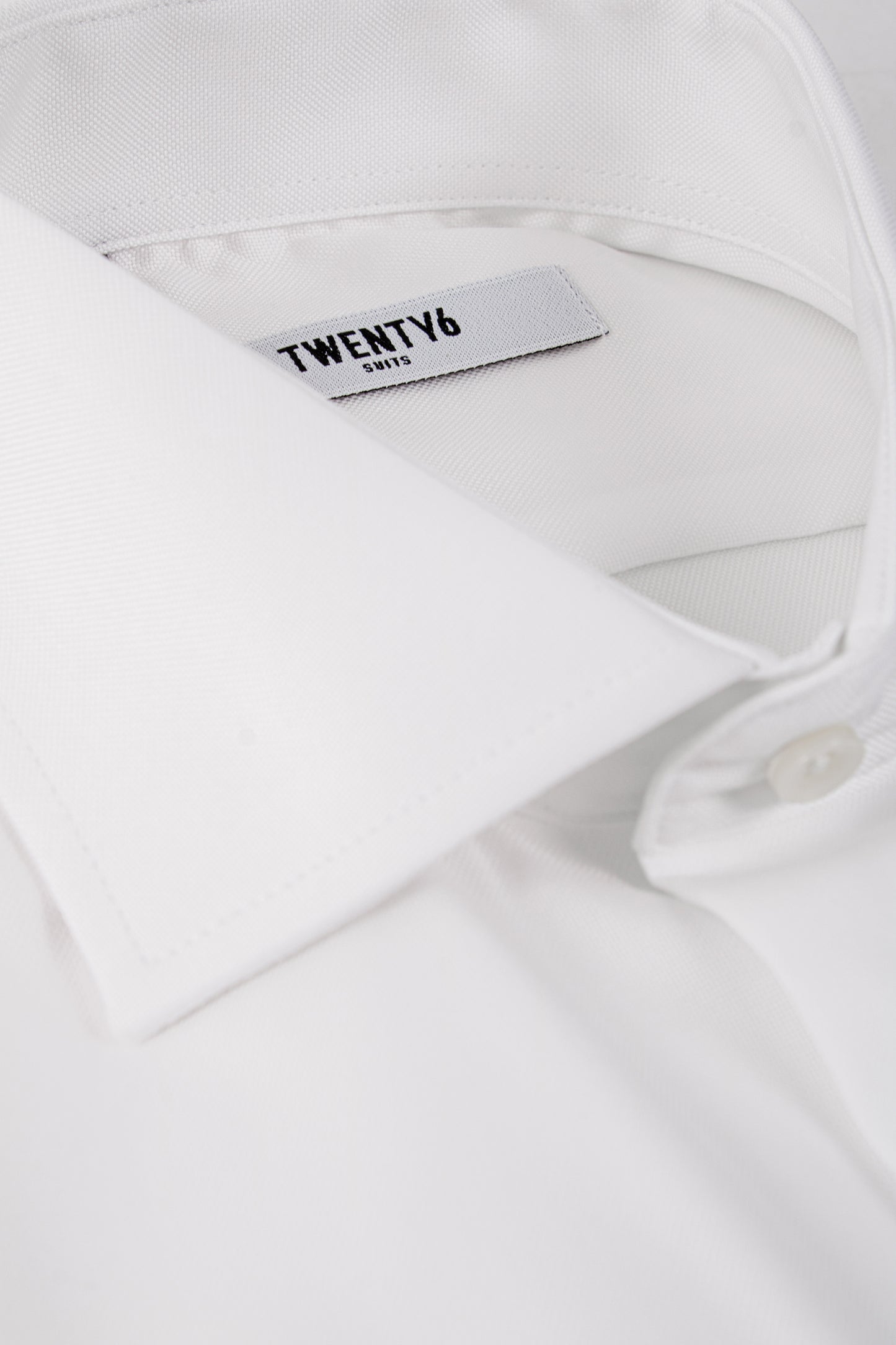 White travel slim fit shirt