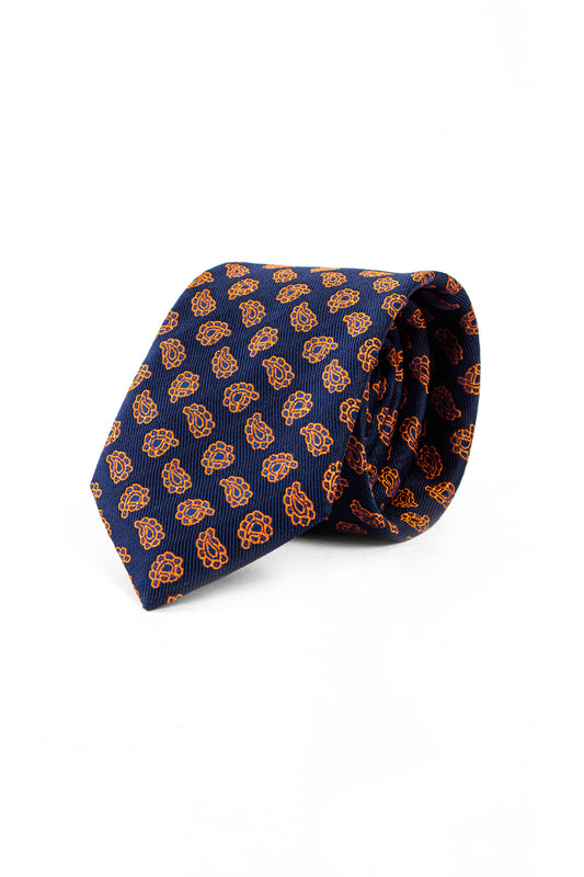 Dark blue tie