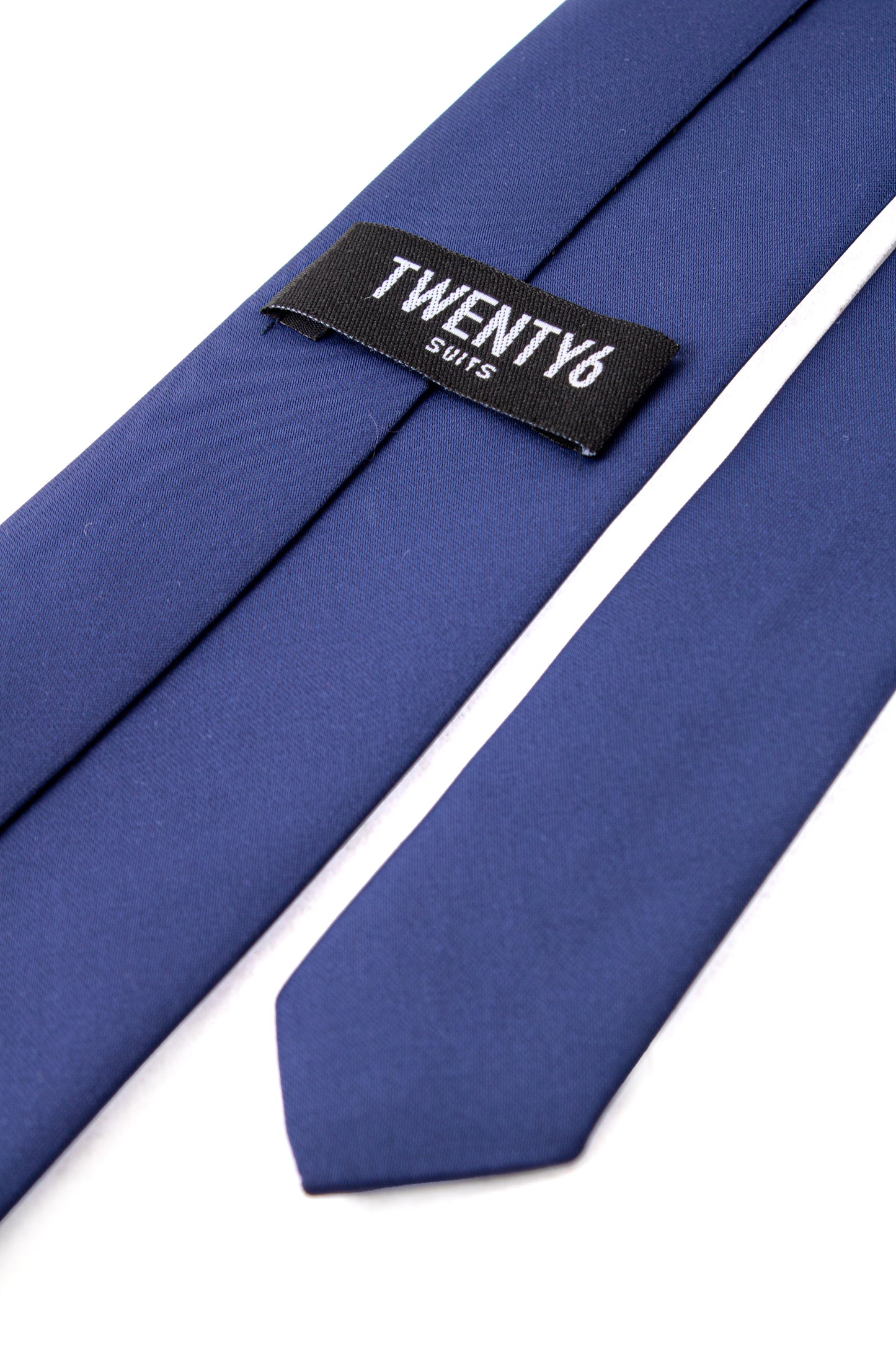 Mid blue tie