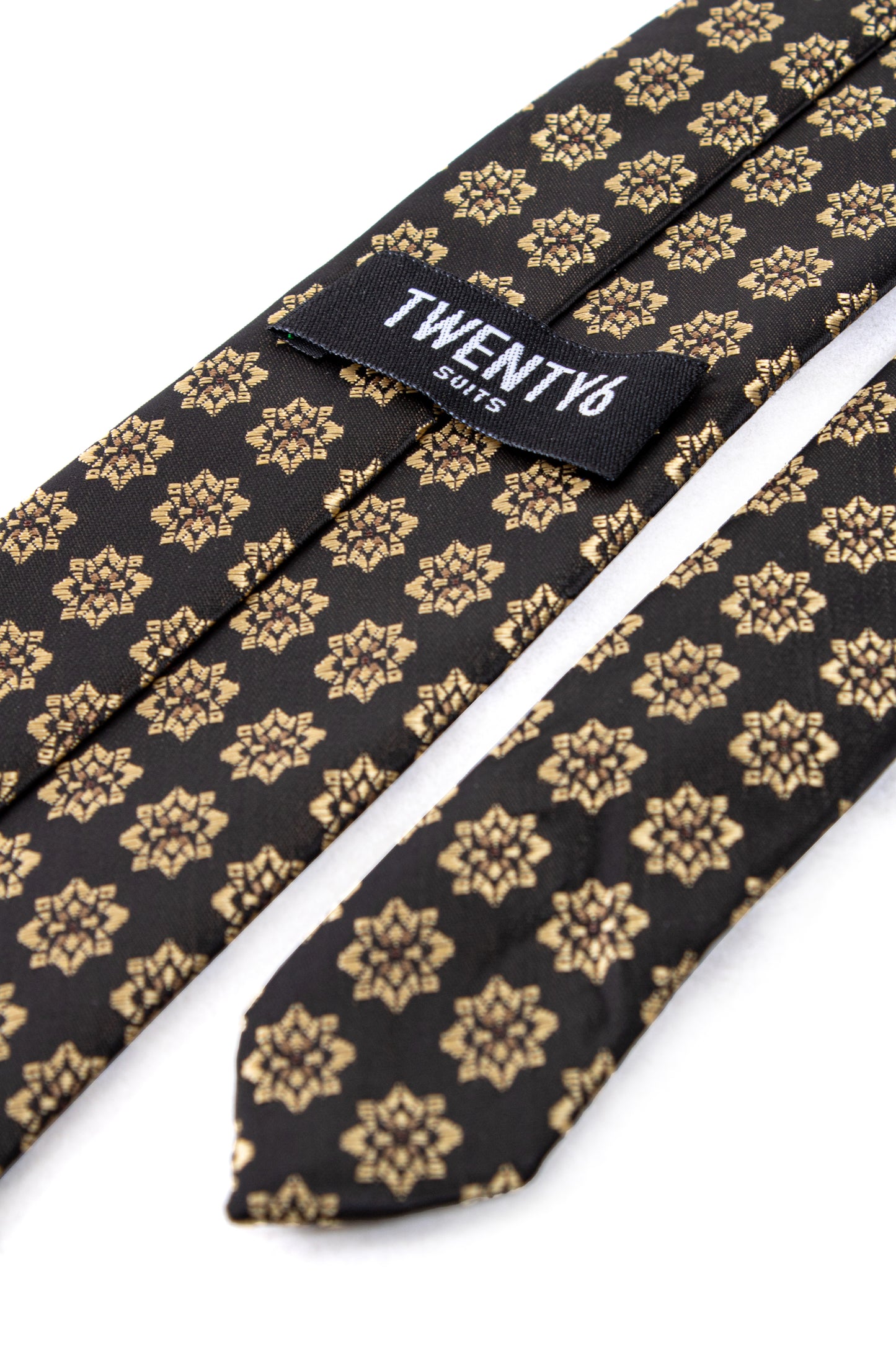 Dark brown tie