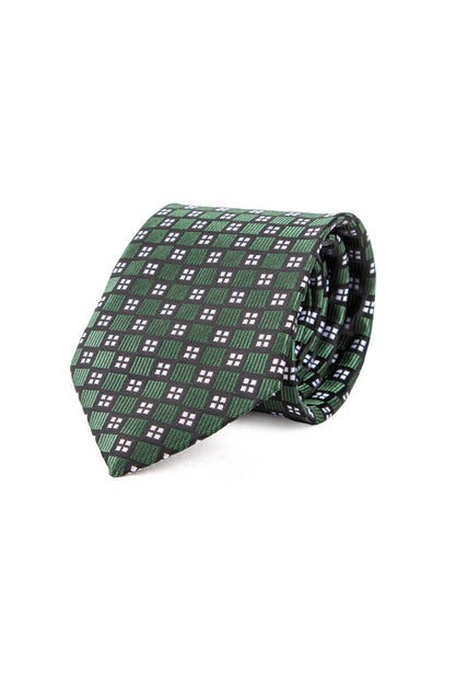 Dark green tie